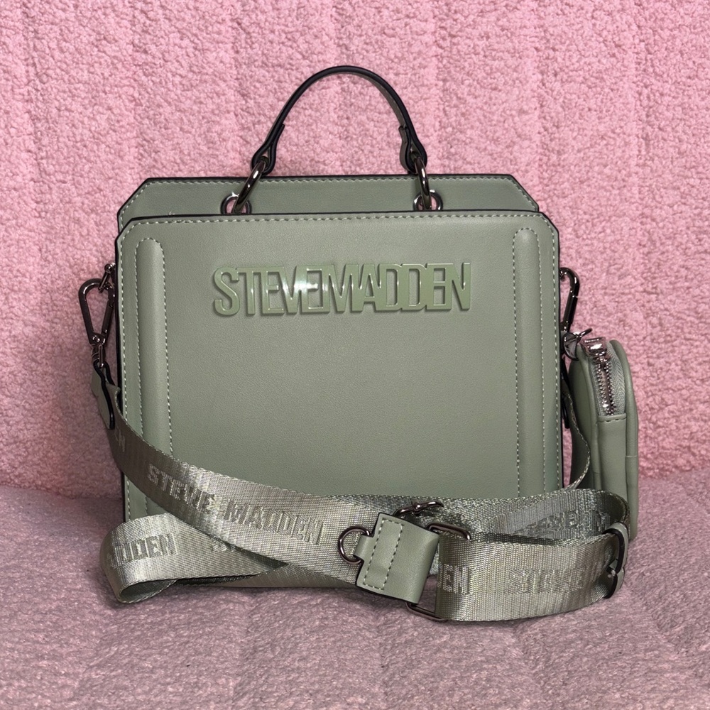 Steve Madden Sage Green Bevelyn Bag